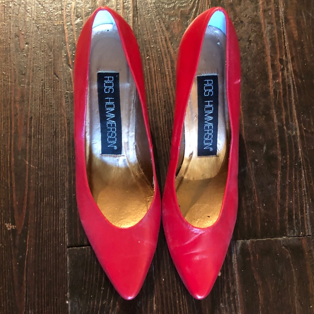 Vintage Red Pumps
